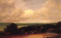Escena de arado del paisaje en Suffolk, el romántico arroyo John Constable